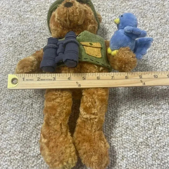 Gotta Getta GUND "Bart" Bear Plush #14187 Bird Watcher with tags - Picture 4 of 7